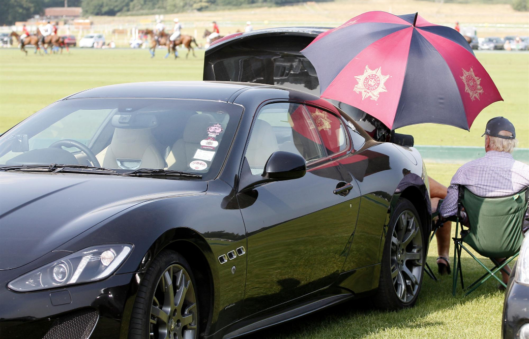 Social Guards touch in Cowdray Lawns Polo Grounds