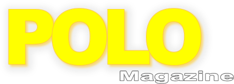 POLO Magazine Logo in Large Bold Gold